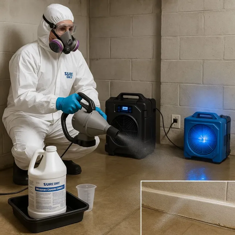 Sanitization and Odor Removal process in Cardington, OH