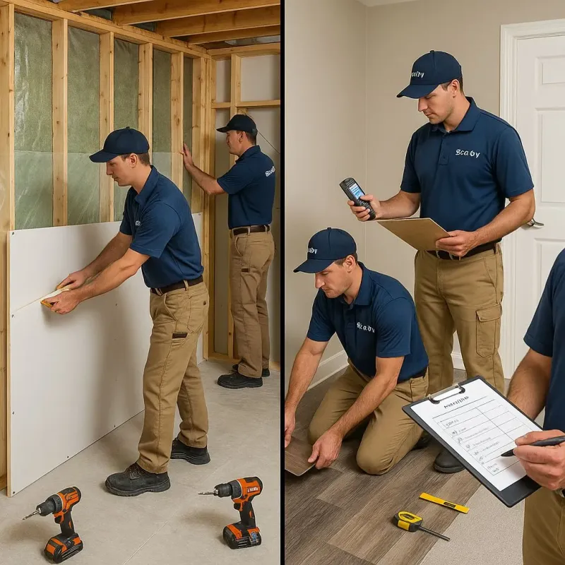 Repairs and Reconstruction process in Cardington, OH