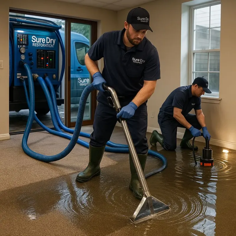 Water Extraction and Removal process in Cardington, OH